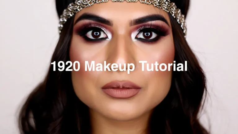 How to Recreate Stunning 1920 Makeup: A Flapper Girl-Inspired Tutorial