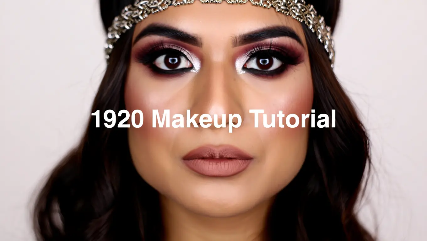 How to Recreate Stunning 1920 Makeup