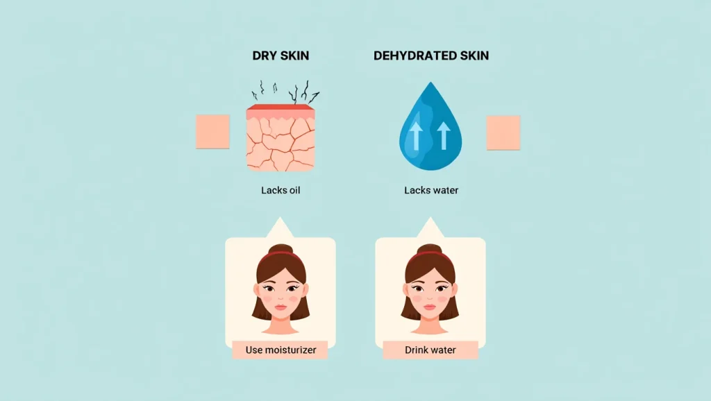 How to recognize dry skin