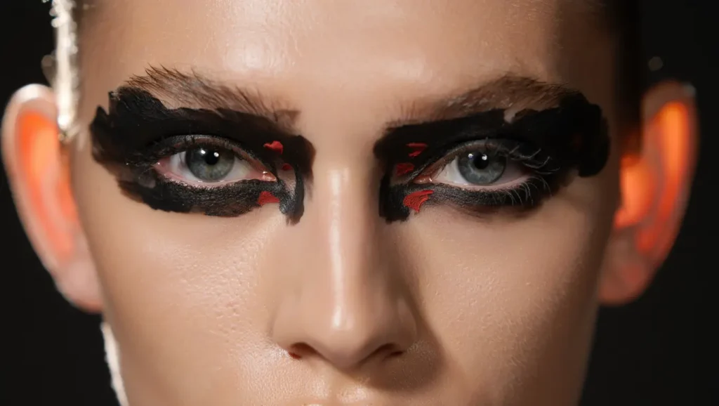 emo makeup Eyeshadow = Chaos in Color