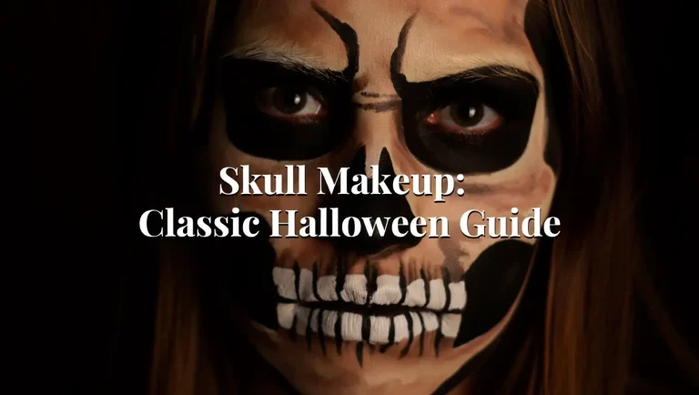 Skull Makeup How I Created This Classic Halloween Look
