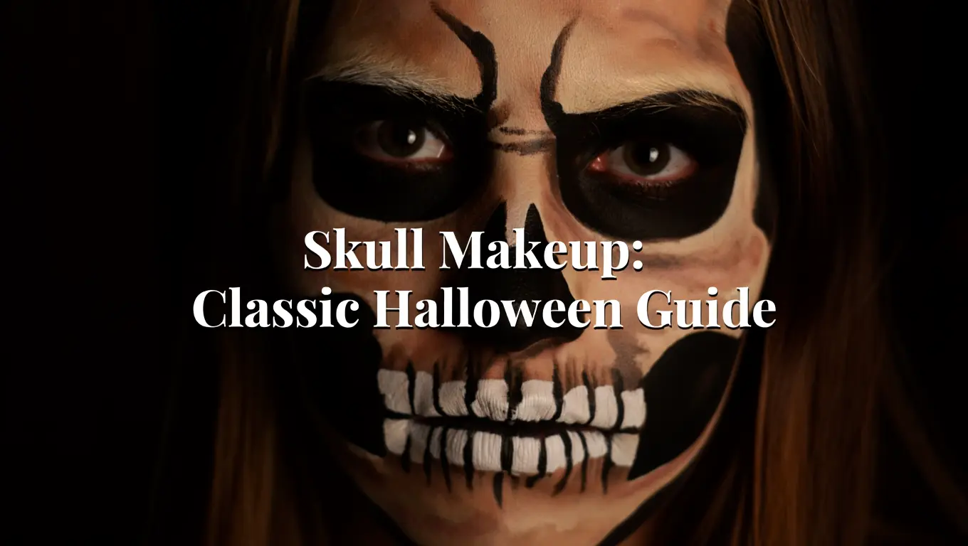 Skull Makeup How I Created This Classic Halloween Look